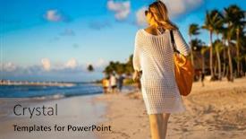  Presentation with tropical holiday - 