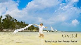  Presentation with tropical holiday - 