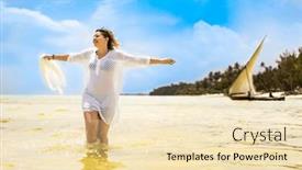  Presentation with tropical holiday - 