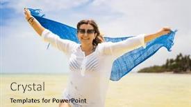  Presentation with tropical holiday - 