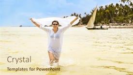  Presentation with tropical holiday - 