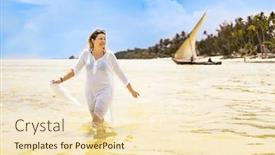  Presentation with tropical holiday - 