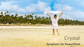  Presentation with tropical holiday - 