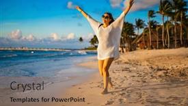  Presentation with tropical holiday - 