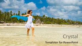  Presentation with tropical holiday - 