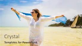  Presentation with tropical holiday - 