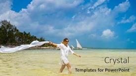  Presentation with tropical holiday - 