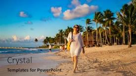  Presentation with tropical holiday - 