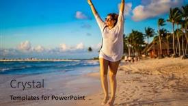  Presentation with tropical holiday - 