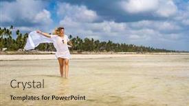  Presentation with tropical holiday - 