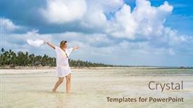  Presentation with tropical holiday - 