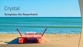  Presentation with rescue - Colorful slide deck enhanced with beach-in-rimini-with-rescue backdrop and a light blue colored foreground