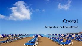  Presentation with south beach - Presentation consisting of beach-las-vistas-in-adeje background and a light blue colored foreground