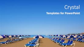  Presentation with south beach - Cool new presentation design with beach-las-vistas-in-adeje backdrop and a teal colored foreground