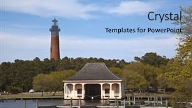  Presentation with lighthouse - Colorful theme enhanced with beach lighthouse is in corolla backdrop and a light blue colored foreground