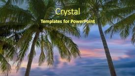  Presentation with caribbean - Cool new theme with beach-of-the-caribbean-islands backdrop and a tawny brown colored foreground