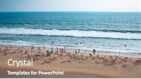  Presentation with india 20202 - Presentation having beach on the indian ocean background and a coral colored foreground