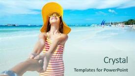  Presentation with old philippines - Amazing PPT layouts having beach on tropical island philippines backdrop and a sky blue colored foreground