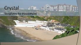  Presentation with 2018 beach - Slide deck enhanced with beach renovations in may 2017 background and a  colored foreground