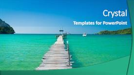  Presentation with meditation - Audience pleasing presentation consisting of beach scene - living is easy calm meditation backdrop and a teal colored foreground