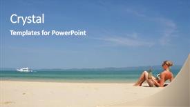  Presentation with thailand - Amazing slides having beach scene naka island thailand backdrop and a teal colored foreground