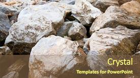  Presentation with beach rocks - PPT layouts having gray board which is balance background and a white colored foreground.