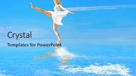  Presentation with wind - Amazing presentation theme having beach series in my portfolio backdrop and a  colored foreground