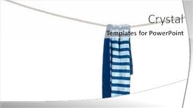  Presentation with inference - PPT theme having beach-towel-hanging background and a white colored foreground