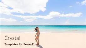  Presentation with hawaii - Cool new presentation with beach-vacation-paradise-hawaii-tourist backdrop and a cream colored foreground