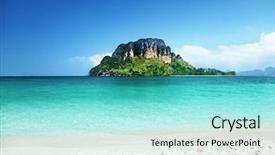  Presentation with krabi - Amazing presentation having beach view - poda island krabi province thailand backdrop and a  colored foreground