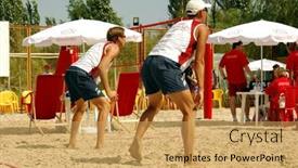  Presentation with beach volleyball - 