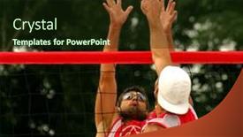  Presentation with beach volleyball - 
