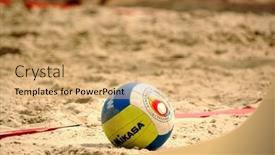  Presentation with beach volleyball - 