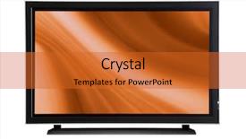  Presentation with orange abstract - Audience pleasing PPT theme consisting of beackground with a orange abstract backdrop and a gold colored foreground