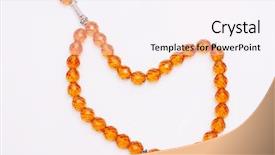  Presentation with prayer - Slides featuring beads isolated on white background background and a sky blue colored foreground