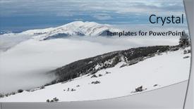  Presentation with rides - Amazing slides having beamriding - landscape with mountain rides covered backdrop and a  colored foreground