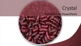  Presentation with coffee beans on a white - Colorful slide deck enhanced with glass jar on white background backdrop and a tawny brown colored foreground