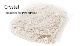  Presentation with beans - Beautiful presentation theme featuring beans on a white background backdrop and a  colored foreground