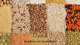  Presentation with black soybean - Slides enhanced with beans peas grain groats soybean background and a gold colored foreground