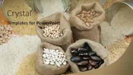  Presentation with beans - Cool new presentation theme with beans backdrop and a coral colored foreground