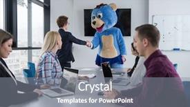 Presentation with bussines - Cool new theme with bear having fun with bussin backdrop and a  colored foreground