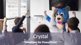  Presentation with bussines - Beautiful theme featuring bear having fun with bussin backdrop and a  colored foreground