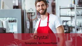  Presentation with smiling kids at summer camp - Colorful presentation enhanced with bear machine - handsome barista smiling backdrop and a  colored foreground