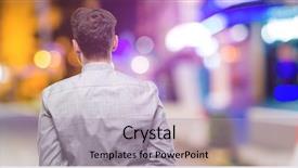  Presentation with night club - Cool new PPT layouts with beard and bow tie backside backdrop and a  colored foreground