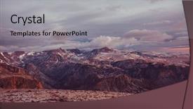  Presentation with wyoming - Beautiful PPT theme featuring beartooth pass shoshone national backdrop and a  colored foreground