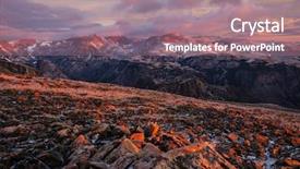  Presentation with wyoming - Presentation theme enhanced with beartooth pass shoshone national background and a coral colored foreground