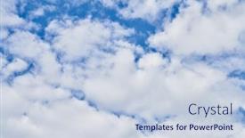  Presentation with sunny sky - Presentation having beatiful-blue-sky-with-clouds background and a lemonade colored foreground