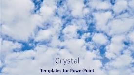  Presentation with sunny sky - Slide set having beatiful-blue-sky-with-clouds background and a light blue colored foreground