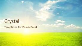  Presentation with jesus the bright morning star - Beautiful theme featuring beatiful morning field with bright backdrop and a cream colored foreground