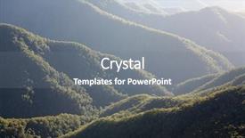  Presentation with rainforest - PPT theme featuring beatiful nature - rainforest mountains australia background and a gray colored foreground